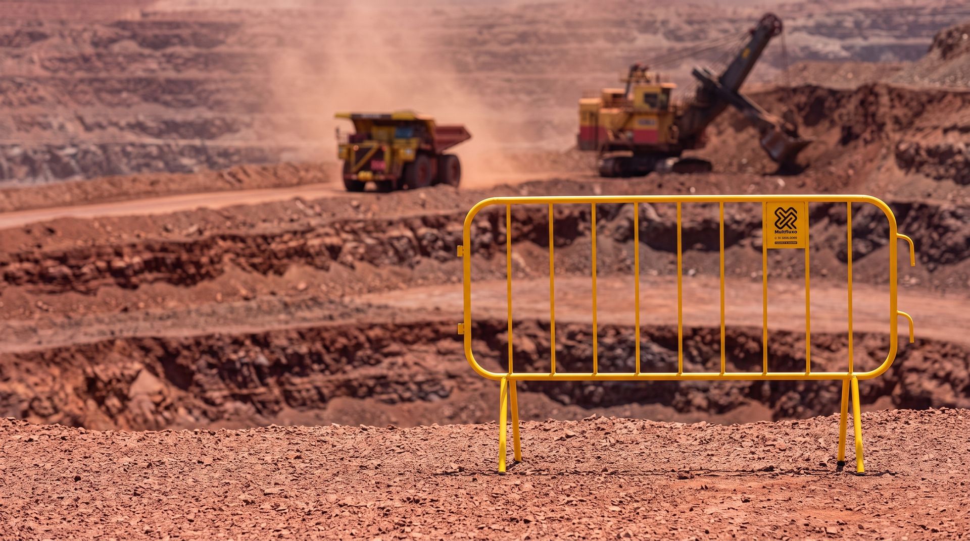 Grade naval Multfluxo em uso: Mineração