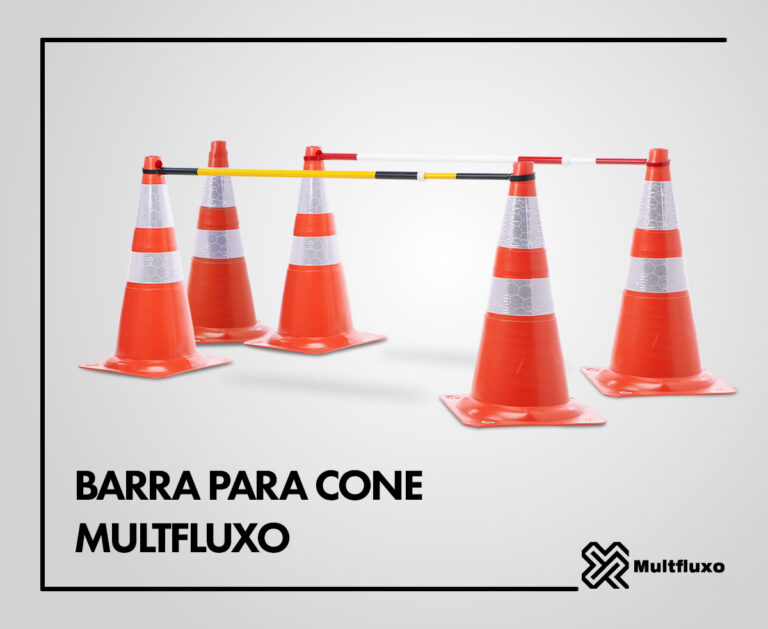 Barra de aço para Cone Multfluxo: A Solução Ideal para Sinalização e Controle de Acessos