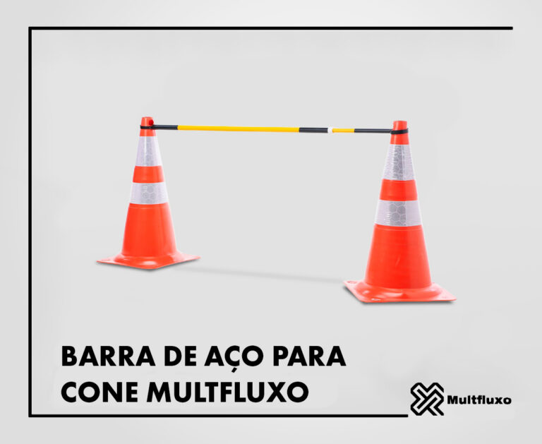 Barra de Aço para Cone Multfluxo: Mobilidade, Organização e Praticidade no Controle de Áreas