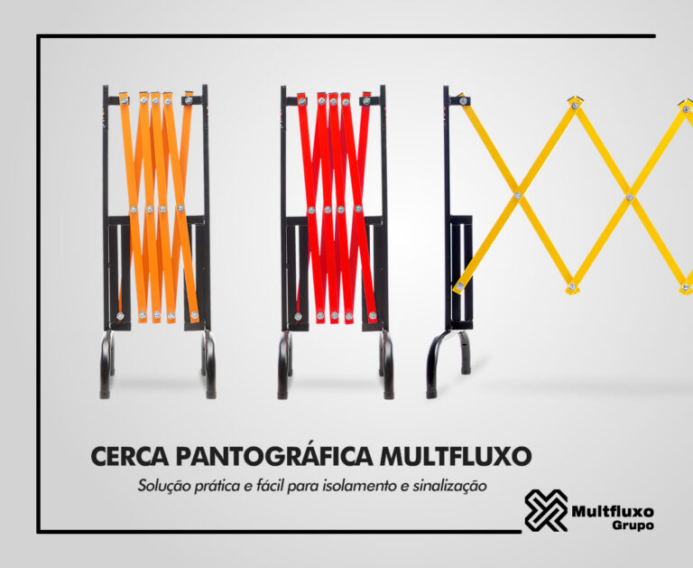 Cerca Pantográfica em isolamento e sinalização
